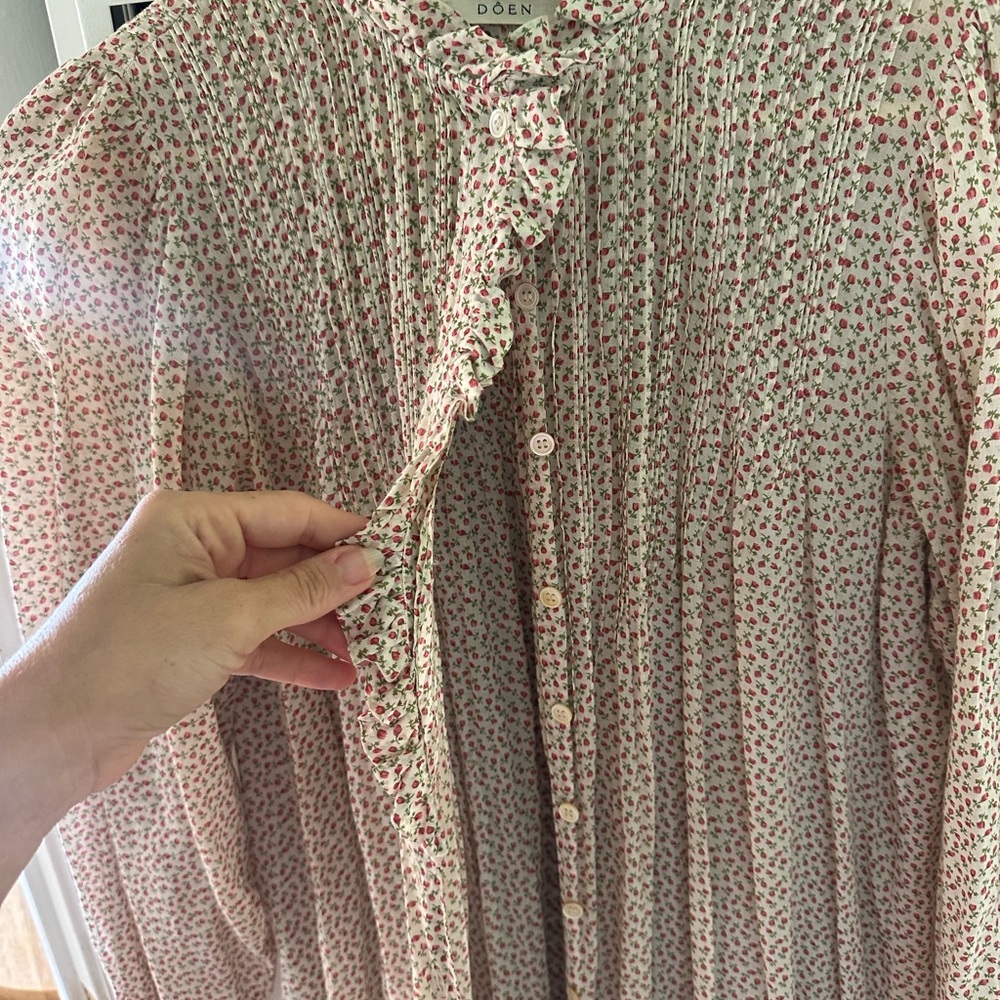 Doen, Stanton dress in Berry Bisou, XXS - Picture 6 of 14